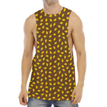 Cute Mango Pattern Print Men's Muscle Tank Top