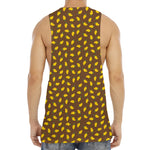 Cute Mango Pattern Print Men's Muscle Tank Top