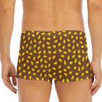 Cute Mango Pattern Print Men's Short Boxer Briefs