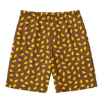 Cute Mango Pattern Print Men's Swim Trunks