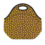 Cute Mango Pattern Print Neoprene Lunch Bag