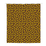 Cute Mango Pattern Print Polyester Shower Curtain