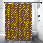Cute Mango Pattern Print Premium Shower Curtain