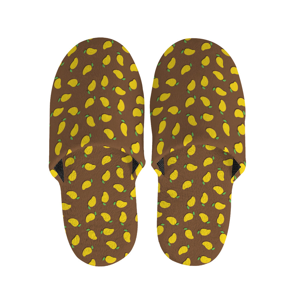 Cute Mango Pattern Print Slippers