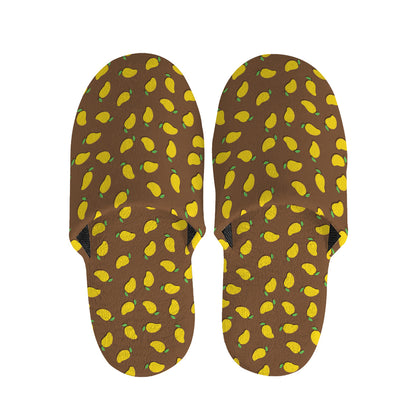 Cute Mango Pattern Print Slippers