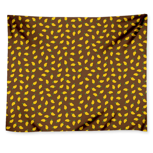 Cute Mango Pattern Print Tapestry