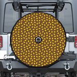 Cute Mango Pattern Print Tire Cover With Camera Hole