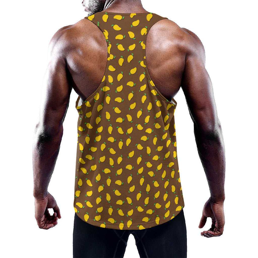 Cute Mango Pattern Print Training Tank Top