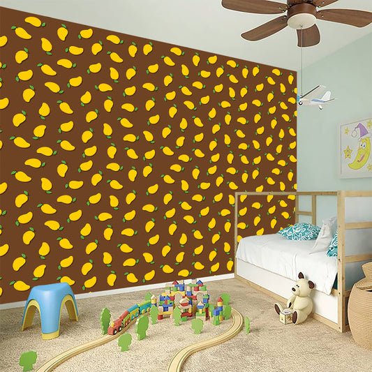 Cute Mango Pattern Print Wall Sticker