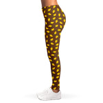 Cute Mango Pattern Print Women's Leggings