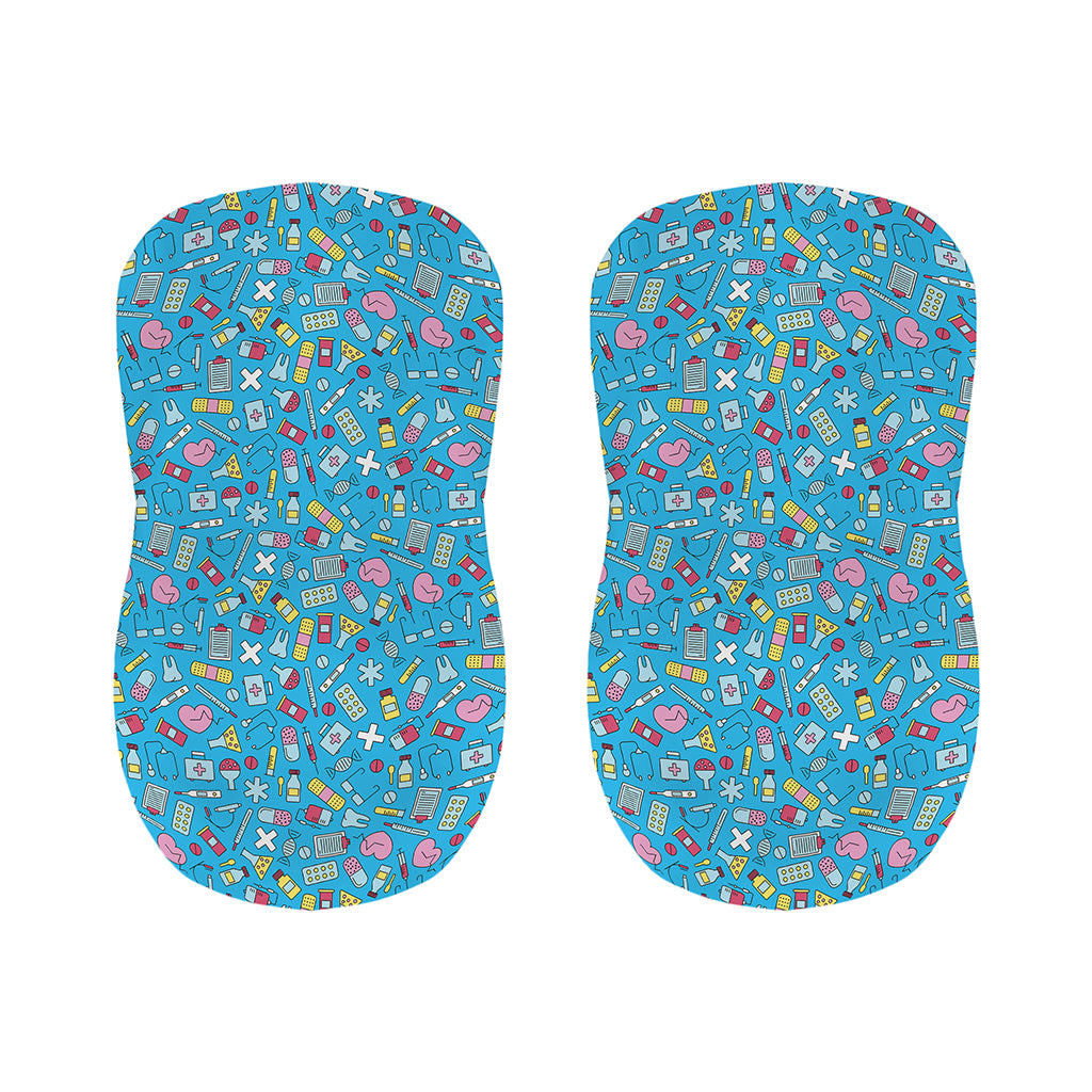 Cute Medical Pattern Print Bar Stool Covers