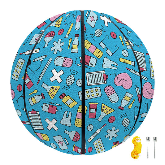 Cute Medical Pattern Print Basketball