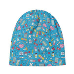 Cute Medical Pattern Print Beanie