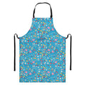 Cute Medical Pattern Print Bib Apron With Pocket