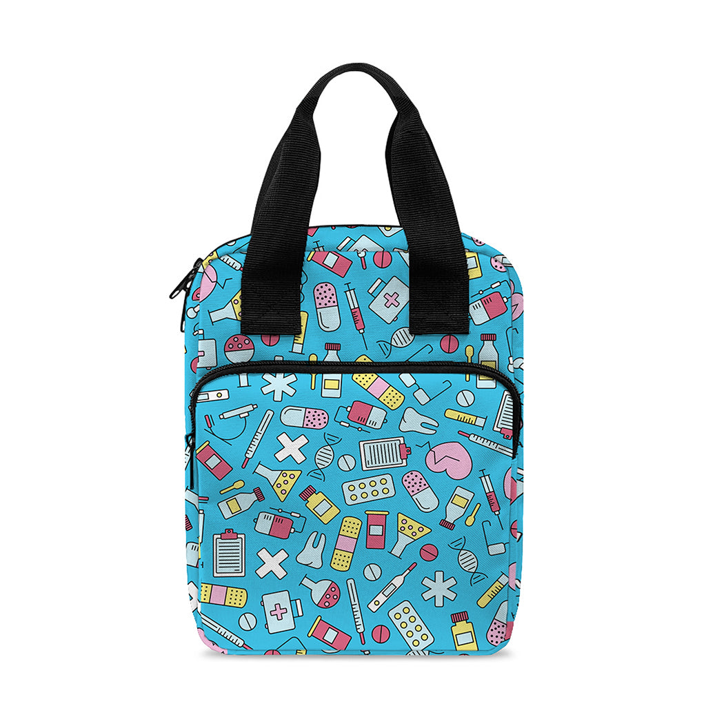 Cute Medical Pattern Print Bible Tote Bag