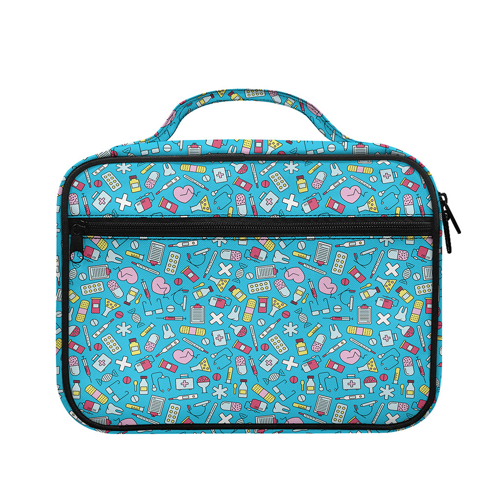 Cute Medical Pattern Print Briefcase Bible Bag