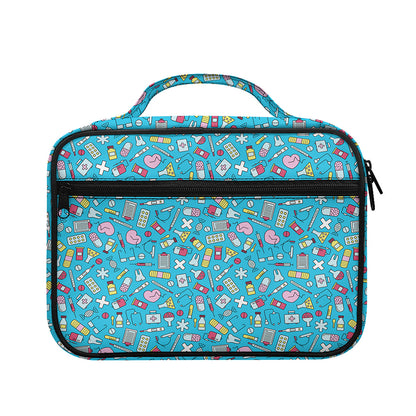 Cute Medical Pattern Print Briefcase Bible Bag