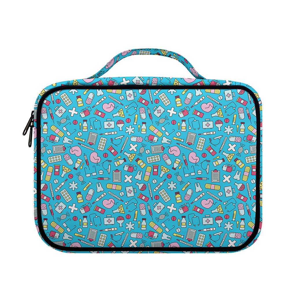 Cute Medical Pattern Print Briefcase Bible Bag