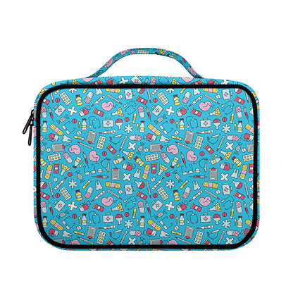 Cute Medical Pattern Print Briefcase Bible Bag