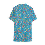 Cute Medical Pattern Print Cotton Hawaiian Shirt