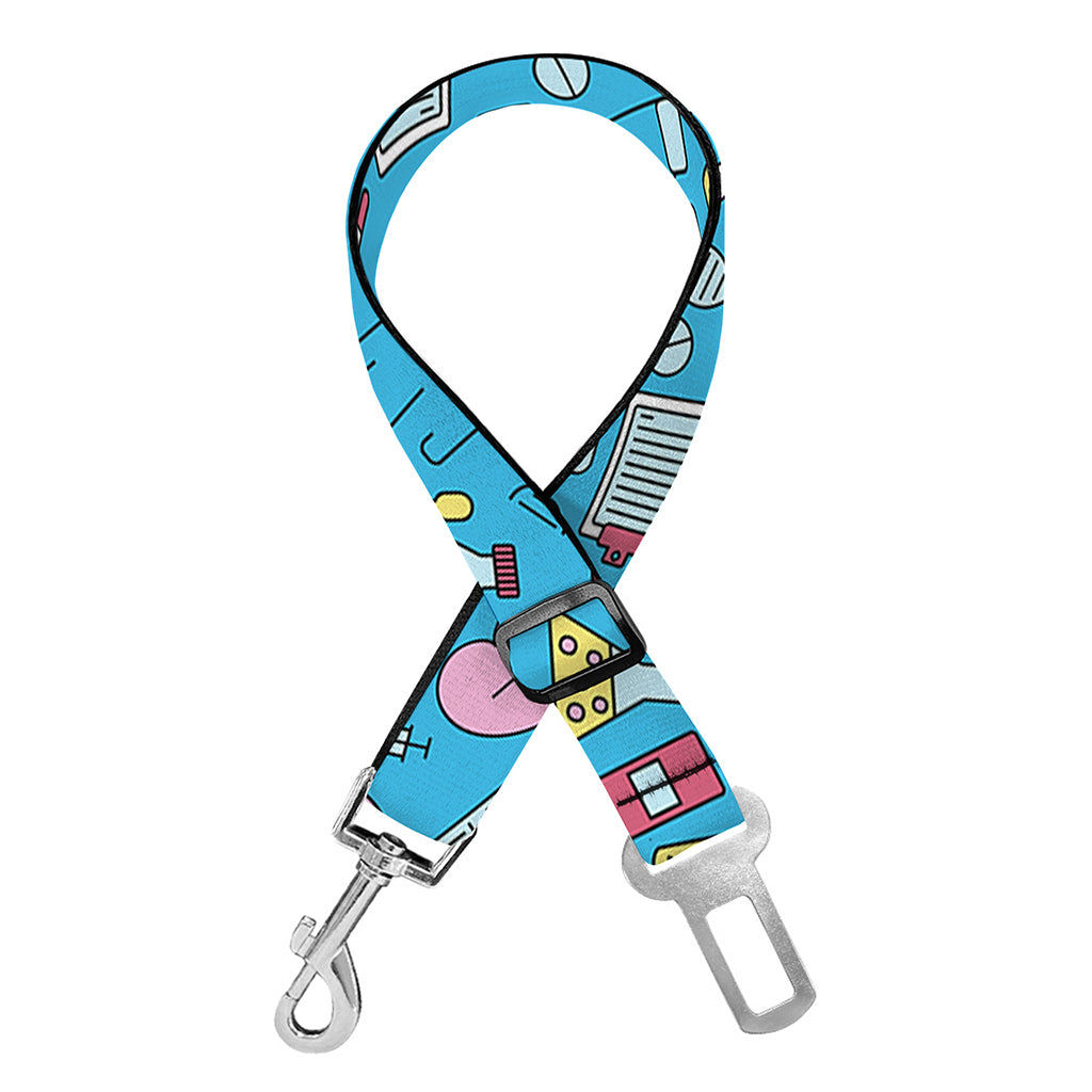 Cute Medical Pattern Print Dog Seat Belt