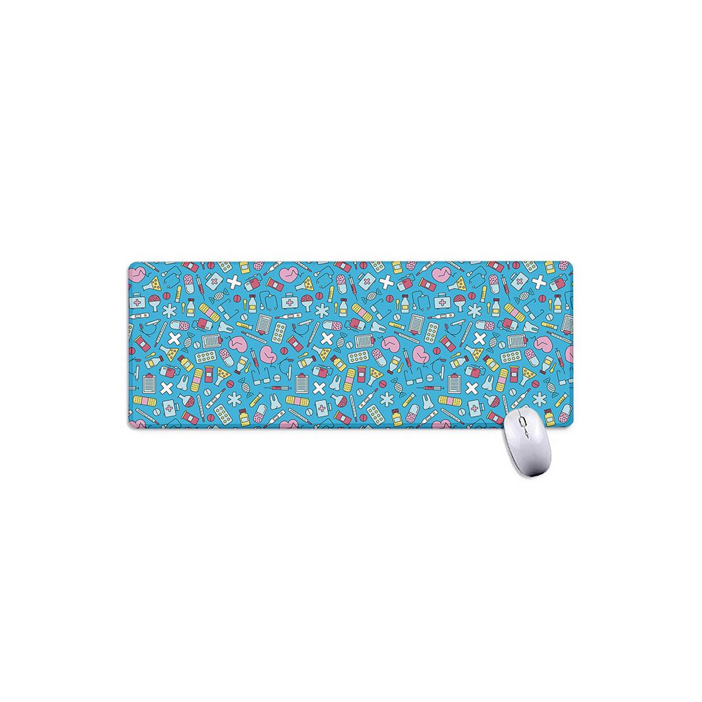 Cute Medical Pattern Print Extended Mouse Pad