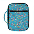 Cute Medical Pattern Print Front Pocket Bible Bag