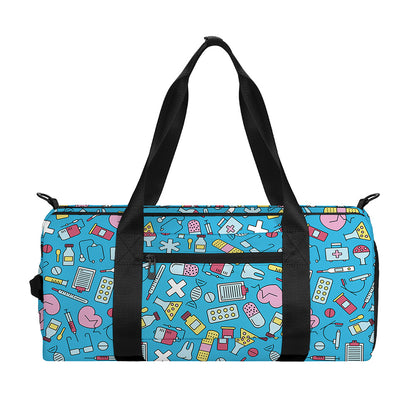 Cute Medical Pattern Print Gym Bag