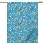 Cute Medical Pattern Print House Flag