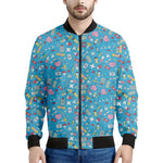 Cute Medical Pattern Print Men's Bomber Jacket