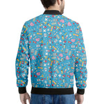 Cute Medical Pattern Print Men's Bomber Jacket