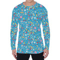 Cute Medical Pattern Print Men's Long Sleeve T-Shirt