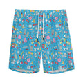 Cute Medical Pattern Print Men's Athletic Shorts