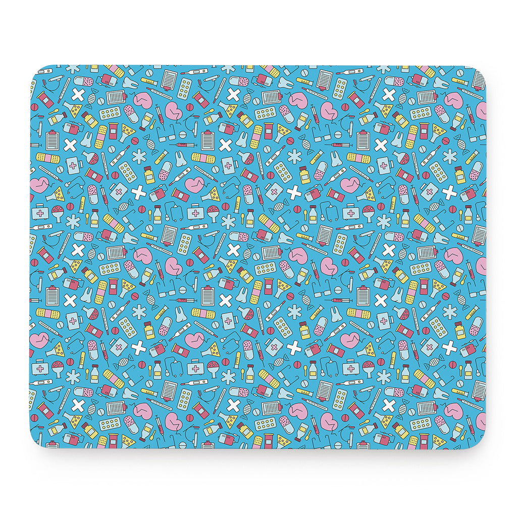 Cute Medical Pattern Print Mouse Pad