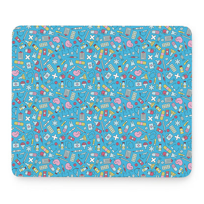 Cute Medical Pattern Print Mouse Pad