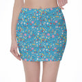 Cute Medical Pattern Print Pencil Mini Skirt