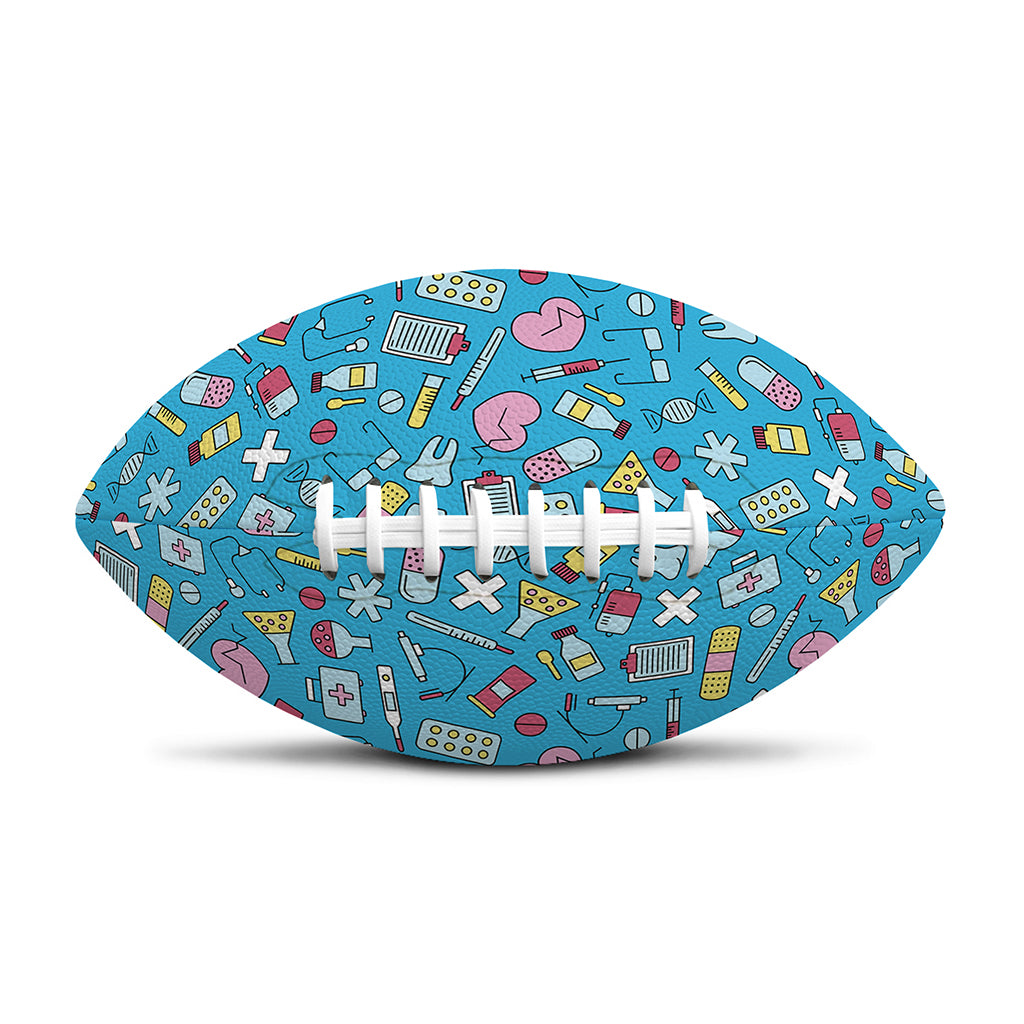 Cute Medical Pattern Print Rugby Ball