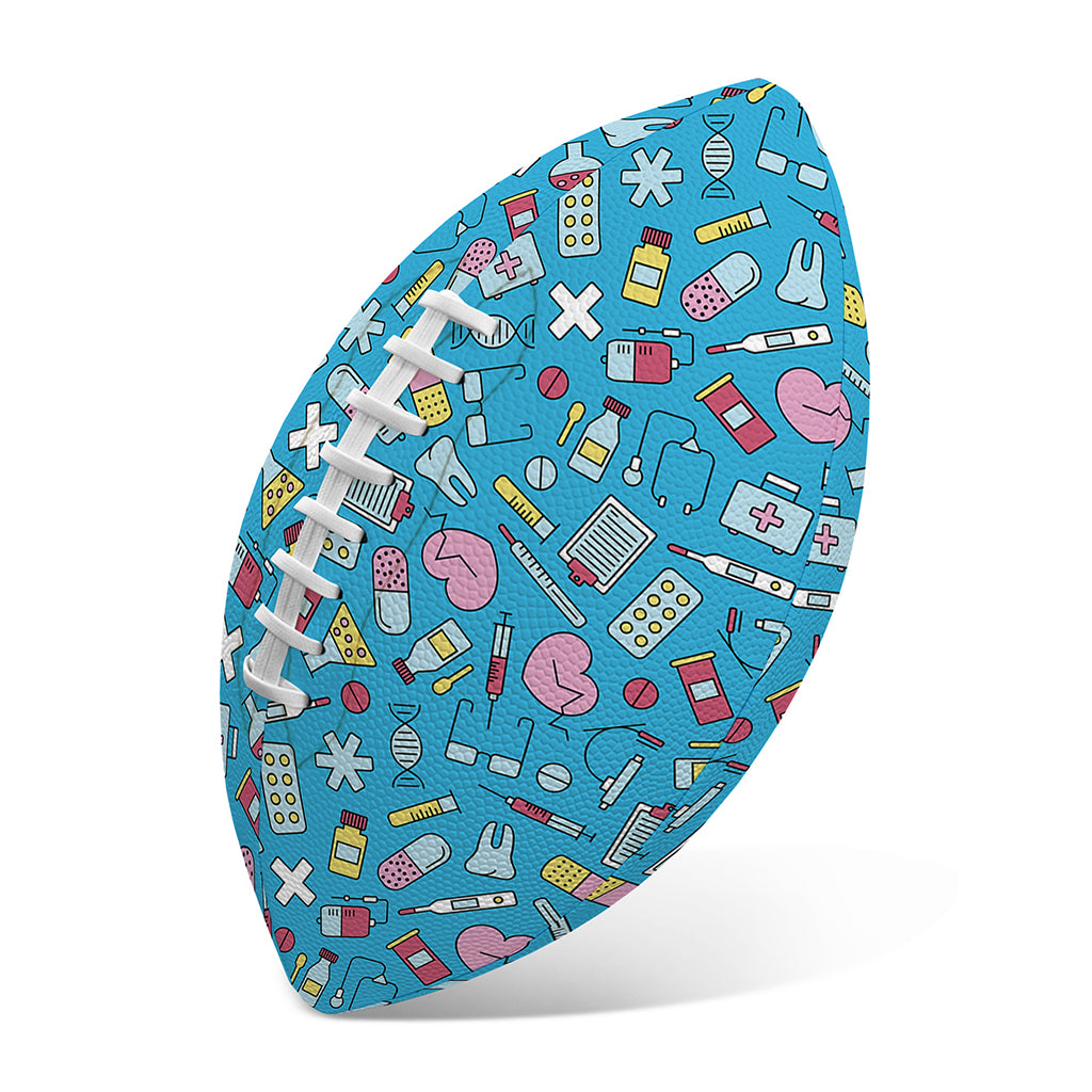 Cute Medical Pattern Print Rugby Ball