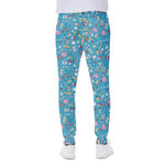 Cute Medical Pattern Print Scuba Joggers