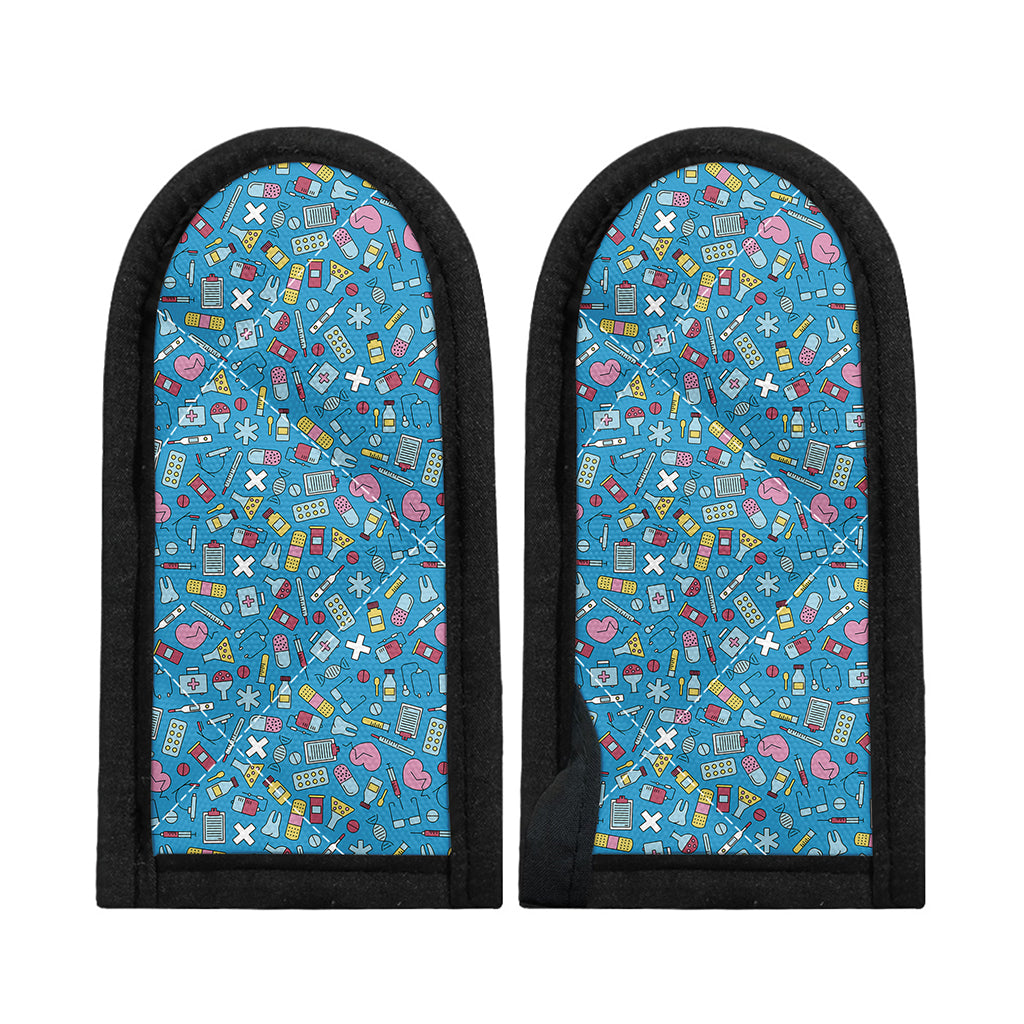 Cute Medical Pattern Print Skillet Handle Cover