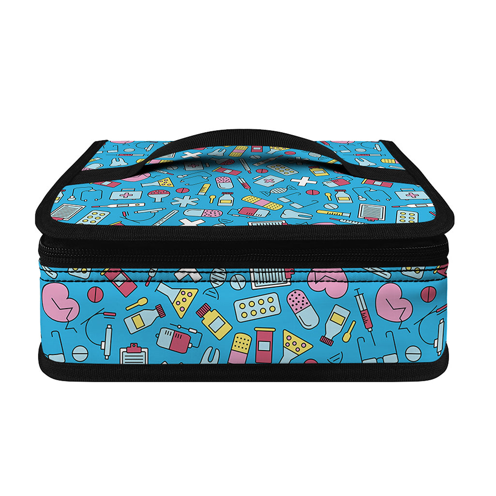Cute Medical Pattern Print Small Lunch Bag