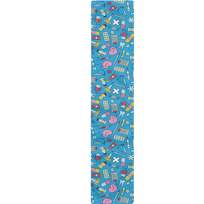 Cute Medical Pattern Print Table Runner
