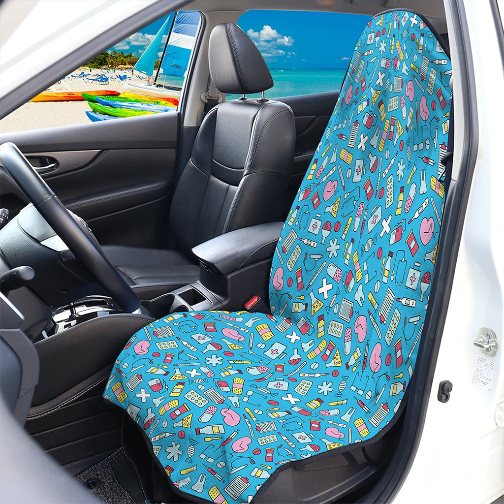 Cute Medical Pattern Print Waterproof Car Seat Cover
