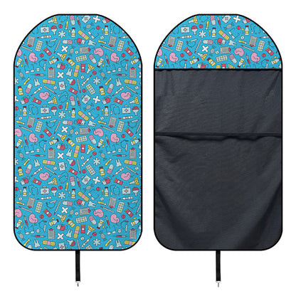 Cute Medical Pattern Print Waterproof Car Seat Cover