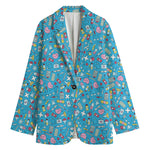 Cute Medical Pattern Print Women's Blazer