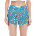 Cute Medical Pattern Print Women's Split Running Shorts