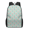 Cute Mermaid Pattern Print 17 Inch Backpack