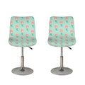 Cute Mermaid Pattern Print Bar Stool Covers