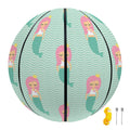 Cute Mermaid Pattern Print Basketball