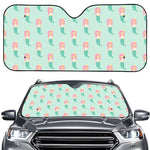 Cute Mermaid Pattern Print Car Windshield Sun Shade